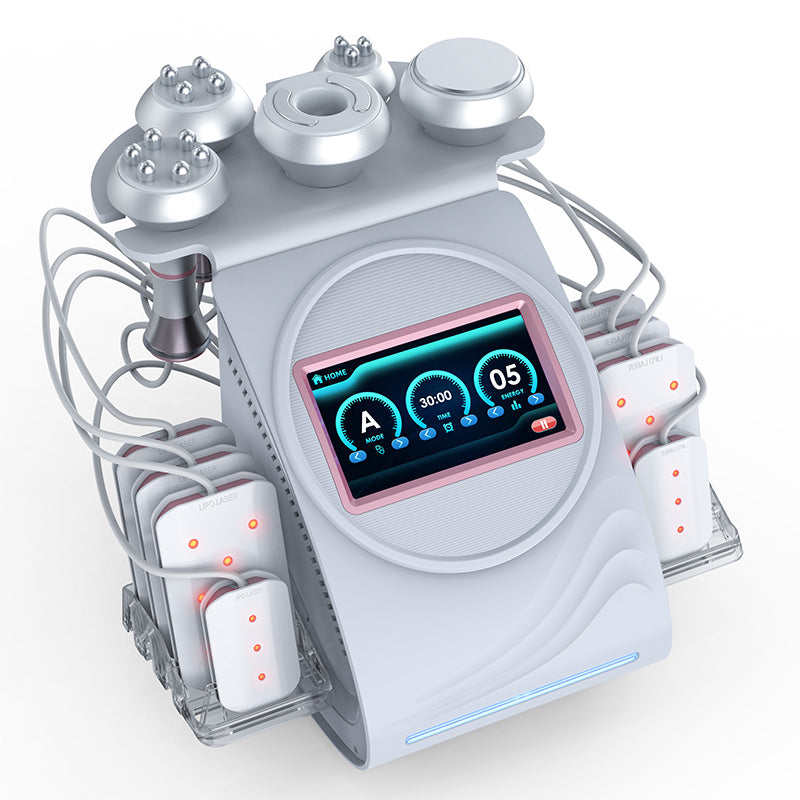 80K Slimming Machine with Multi-Pole RF, Vacuum Negative Pressure & Laser Lipolysis for Fat Reduction & Body Contouring