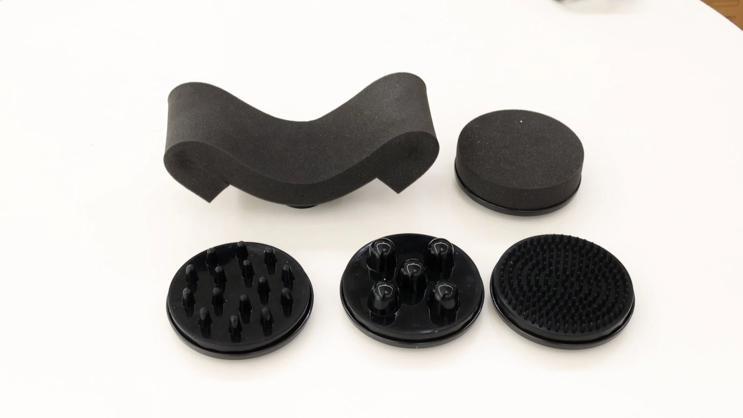 FR-圆形G5 Round G5 Vibrating Massage Machine with 5 Massage Heads for Body Shaping