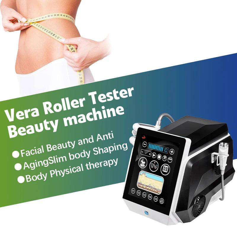 FR-B56 Vera Roller Tester Vacuum Massage Machine for Body Shaping, Facial Anti-Aging & Cellulite Reduction