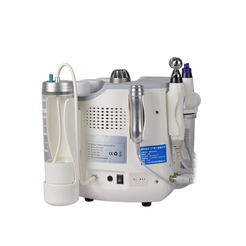 FR-H2O2 AquaPeel & Water Galvanic Machine – Hydrogen Oxygen Bubble Spiral Peeling