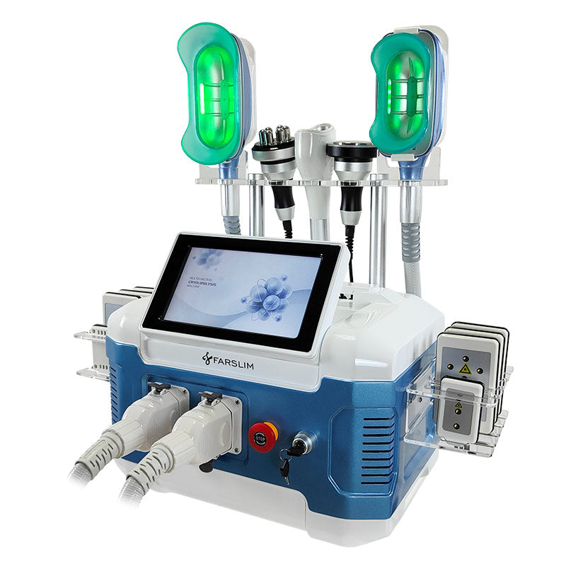 Portable double chin cryolipolysis machine 360 degree cryolipolysis machine | Cavitation RF Lipo lase freezer