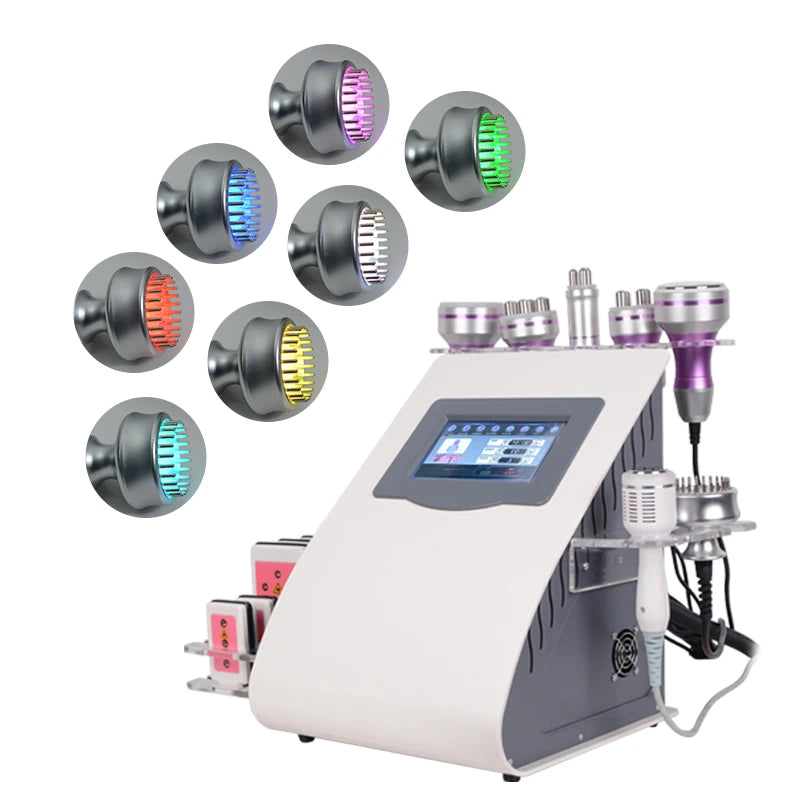 FR-975S 80K Cavitation Machine with Vacuum RF, Multipolar RF & Diode Laser for Fat Reduction & Body Contouring