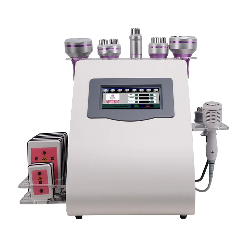FR-975S 80K Cavitation Machine with Vacuum RF, Multipolar RF & Diode Laser for Fat Reduction & Body Contouring