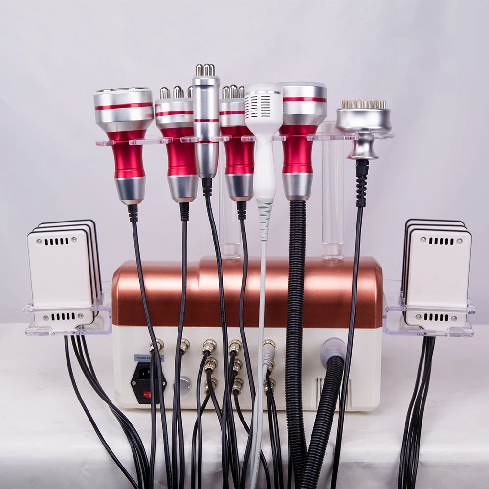 FR-677A 5-in-1 Cavitation RF Slimming Machine with Vacuum, Multipolar RF & Laser for Fat Reduction & Body Contouring