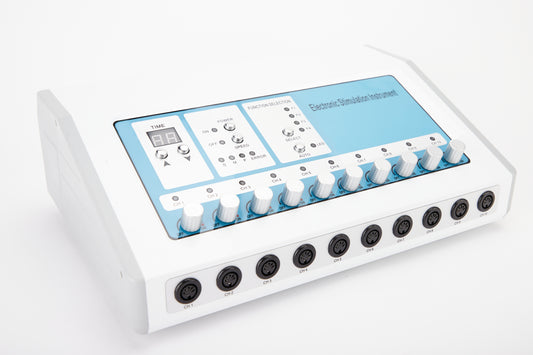 Электронный стимулятор, аппарат для электропунктуры, многофункциональный массажер для тела с 10 выходными каналами, расслабляющий миостимулятор, набор для электроакупунктурного массажа