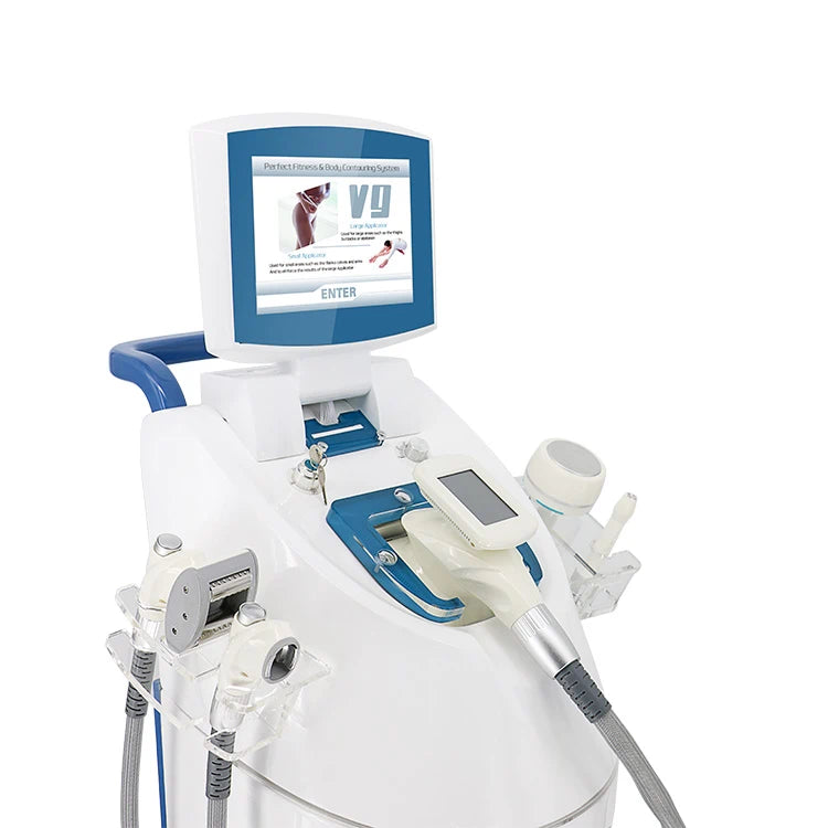 FR-V9 III Generation V9 Body Slimming Machine with 40K Cavitation, Vacuum Rollers & RF Heat for Contouring & Tightening
