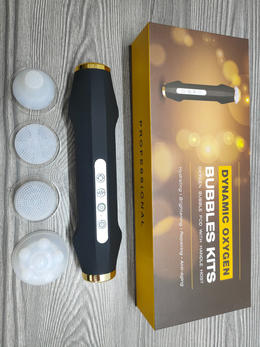 FR-PO8 Oxygen Bubble Pen – Multi-Color LED Phototherapy & Oxygen Bubble Facial Cleansing Device