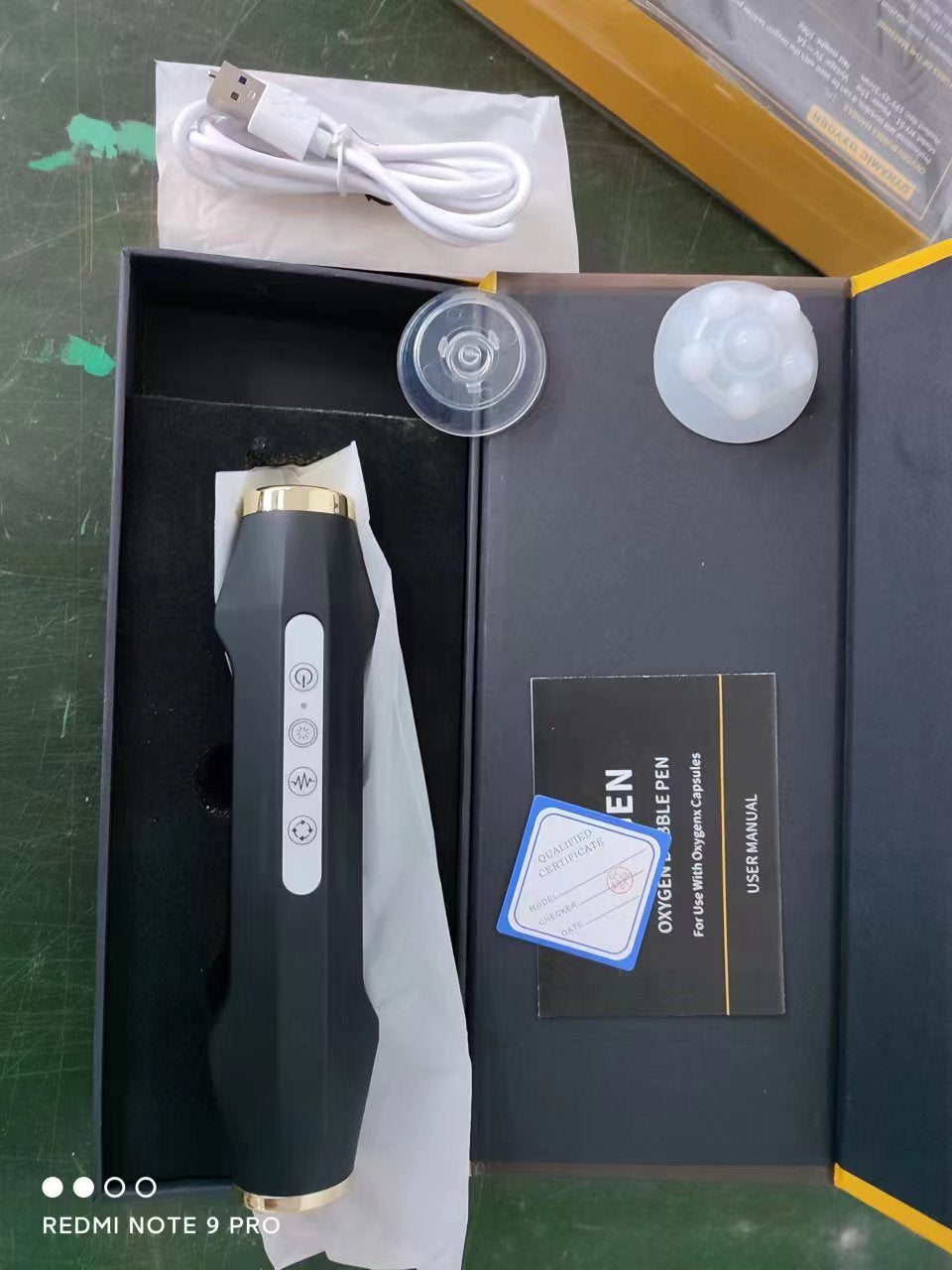 FR-PO8 Oxygen Bubble Pen – Multi-Color LED Phototherapy & Oxygen Bubble Facial Cleansing Device