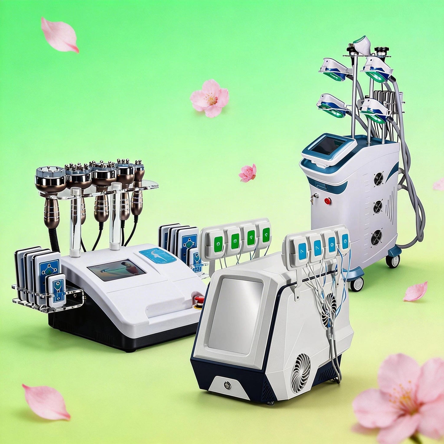 Spring Promotion Cryo Slimming Machine + EMS Body Sculpting Machine + Liposuction Vacuum Fat Removal Machine